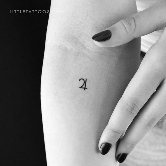 Tatuaje temporal del símbolo planetario de Júpiter (juego de 3)