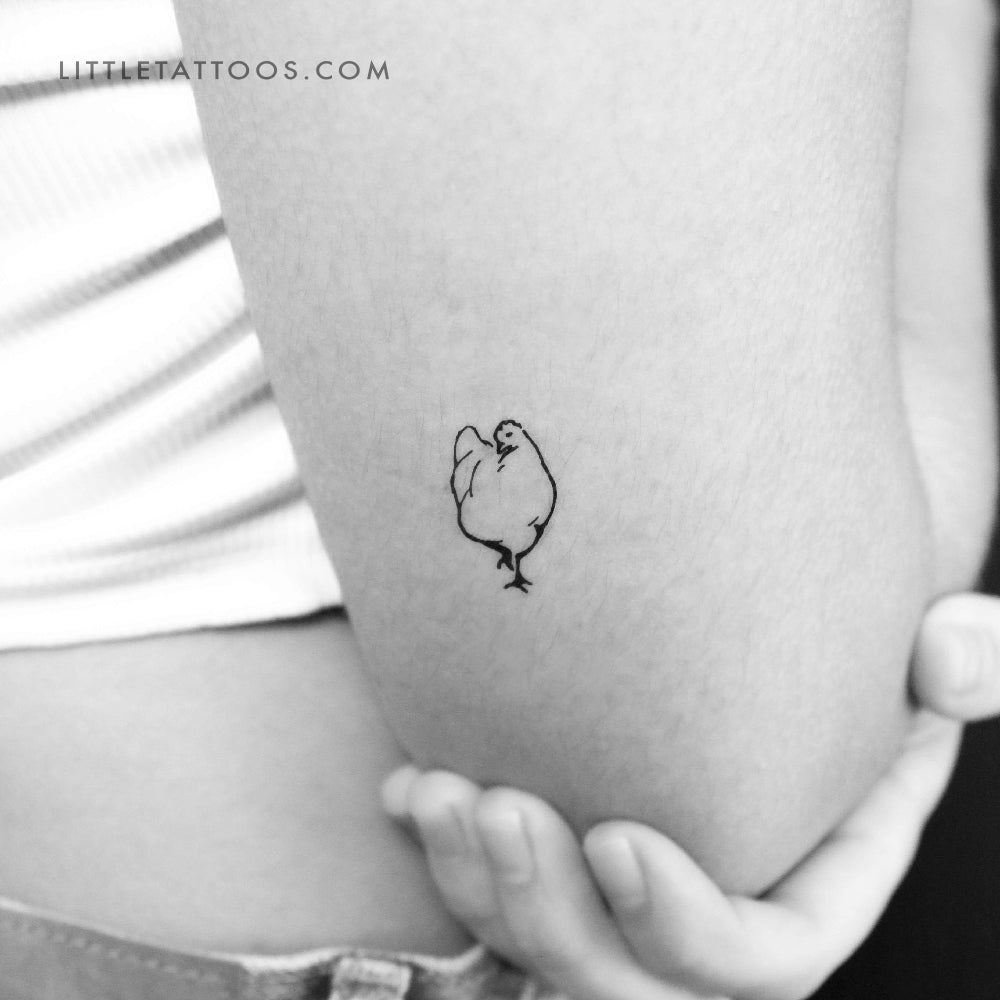 Hen Temporary Tattoo - Set of 3