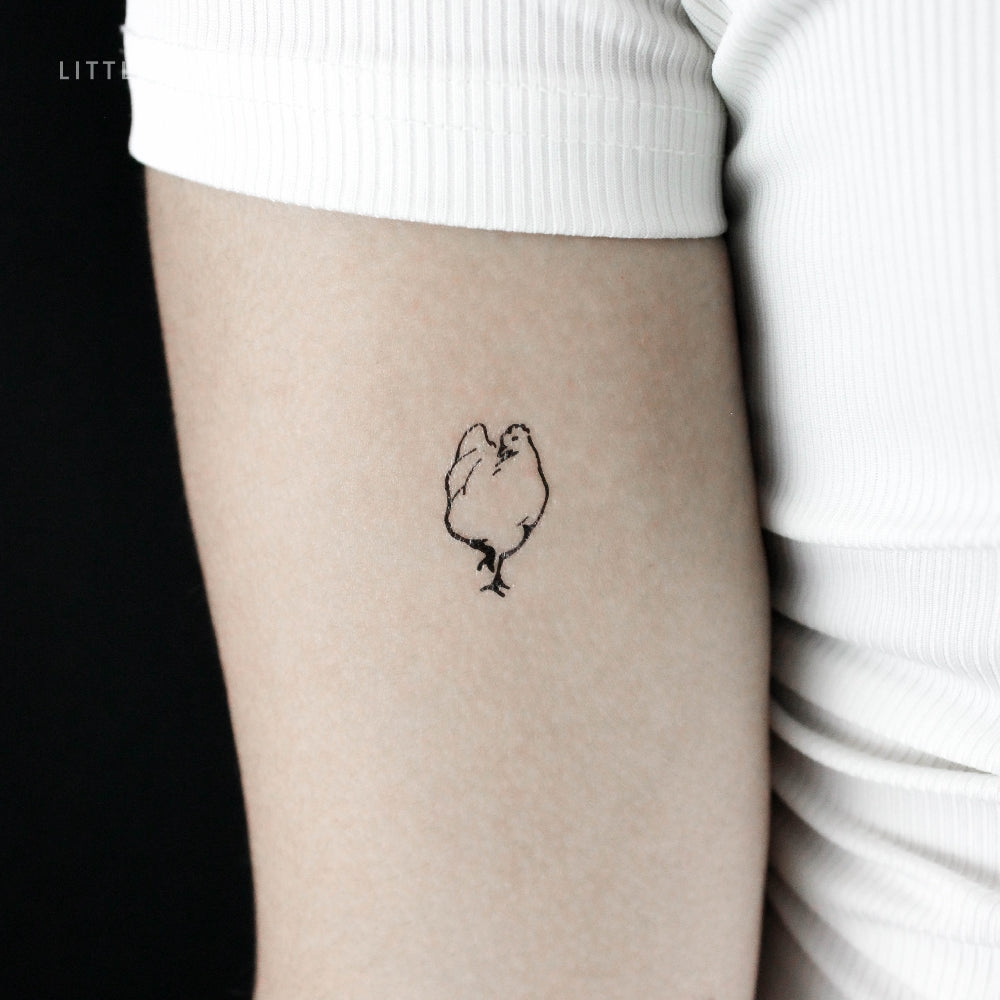 Hen Temporary Tattoo - Set of 3