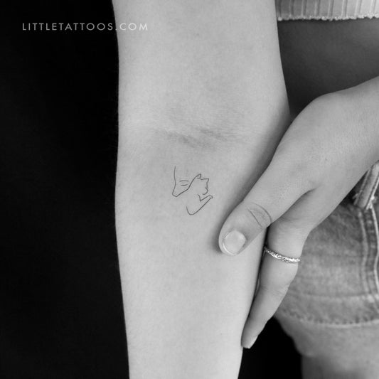 Tatuaje temporal de amor verdadero - Juego de 3