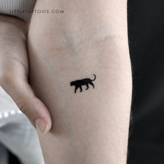Tatuaje temporal de pantera - Juego de 3