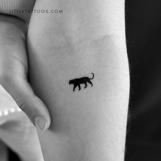 Tatuaje temporal de pantera - Juego de 3