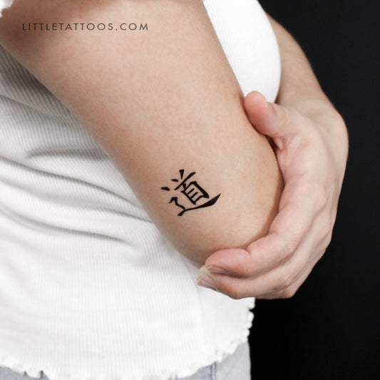 Tatuaje temporal Tao - Juego de 3