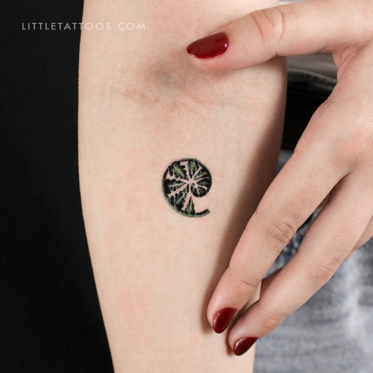 Young Fern By Ann Lilya Temporary Tattoo - Set of 3