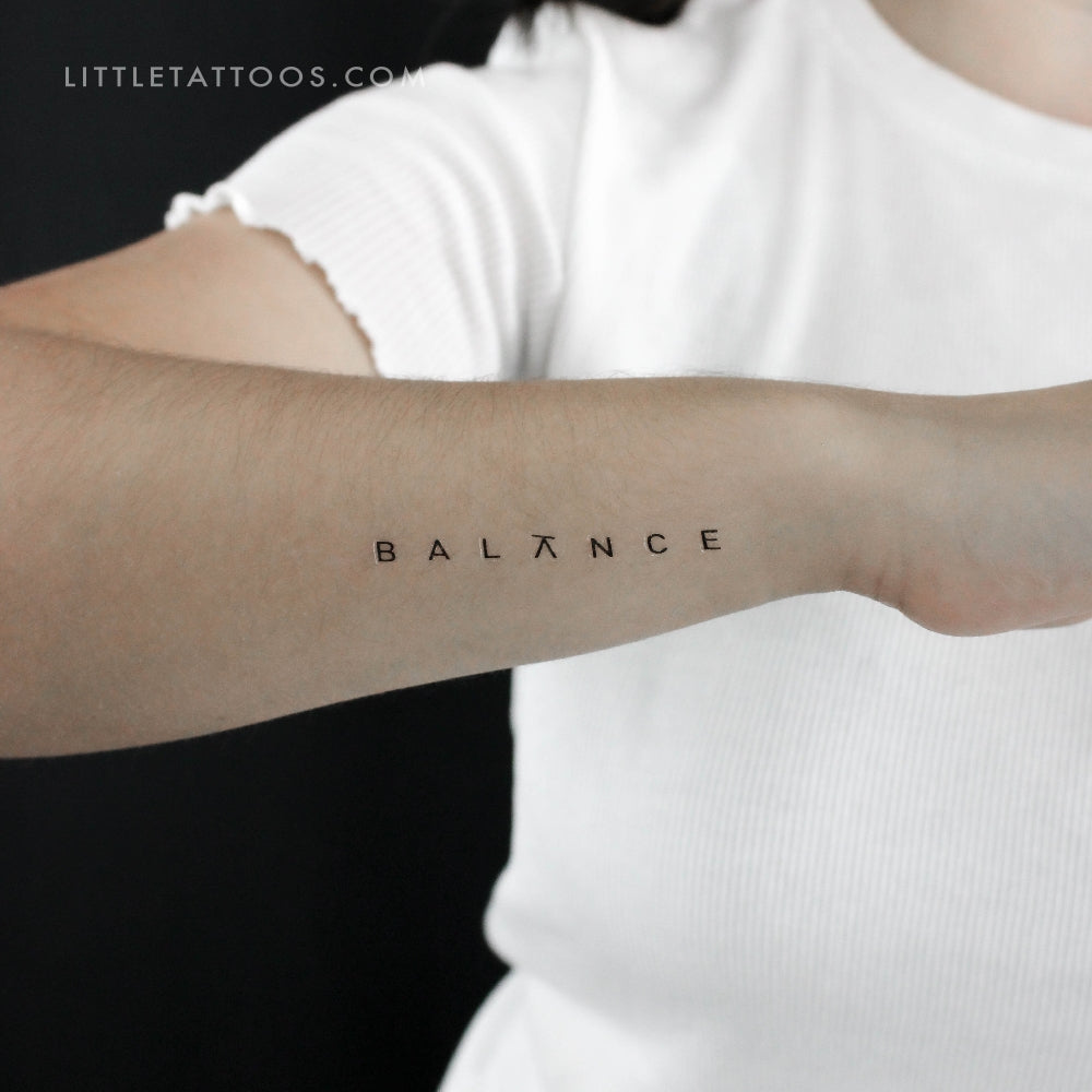 BALANCE Temporary Tattoo - Set of 3
