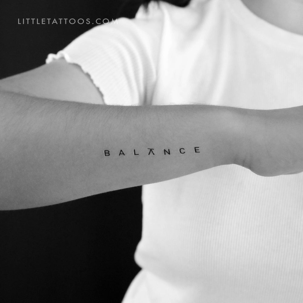 BALANCE Temporary Tattoo - Set of 3