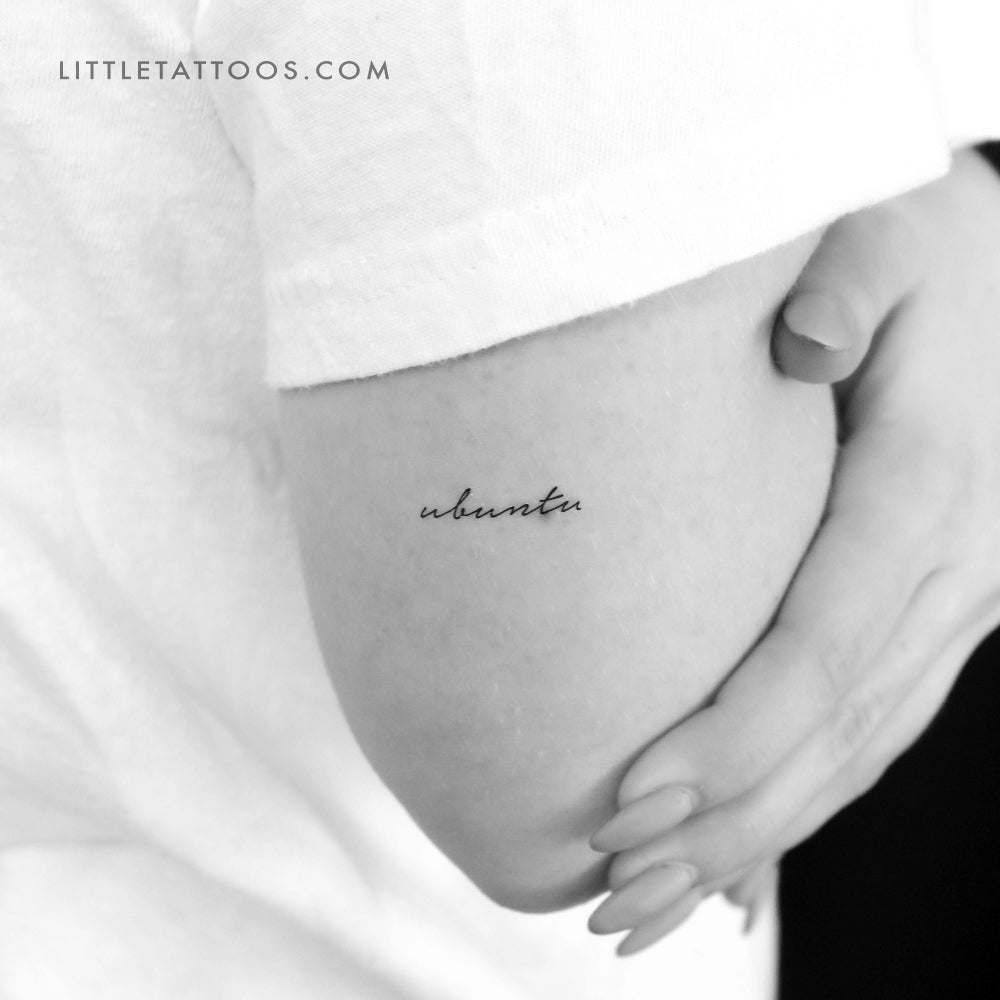 Ubuntu Temporary Tattoo - Set of 3