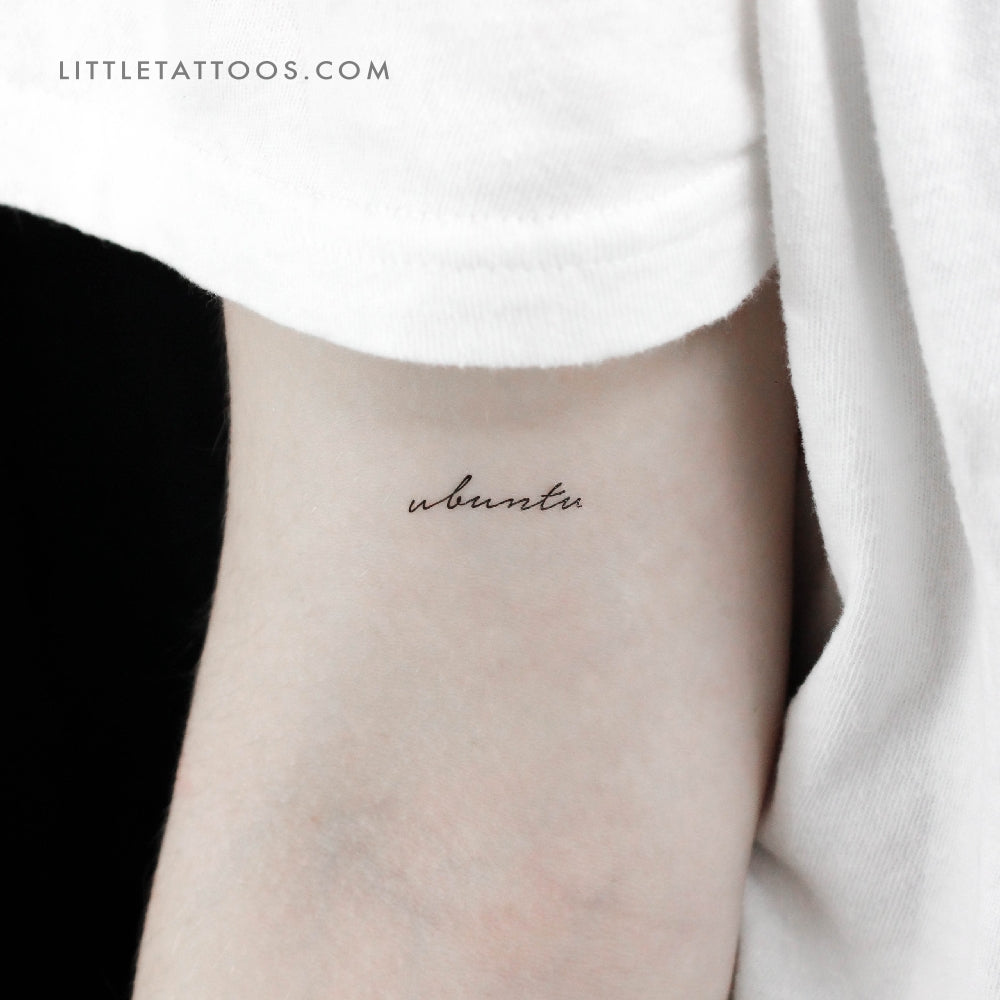 Ubuntu Temporary Tattoo - Set of 3