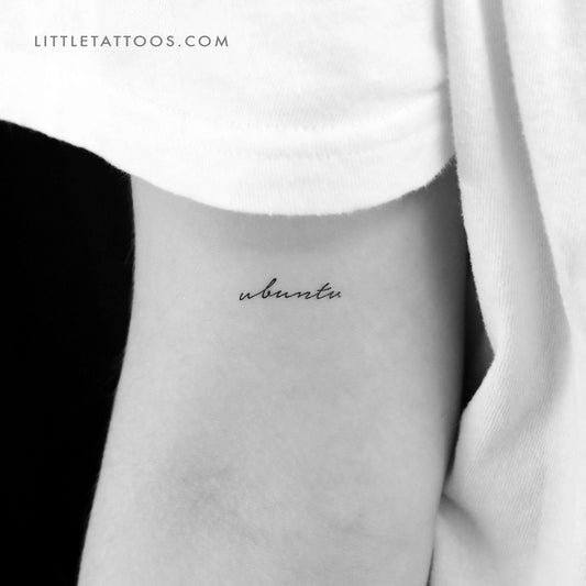 Ubuntu Temporary Tattoo - Set of 3