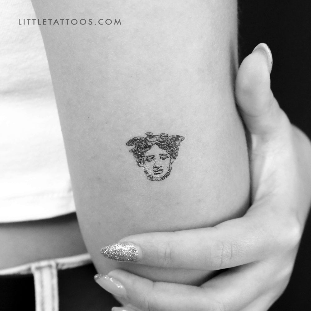 Tatuaje temporal de Medusa - Juego de 3