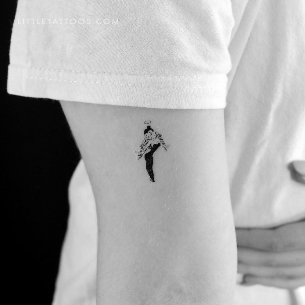 Tatuaje temporal de ángel - Juego de 3