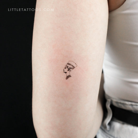 Nefertiti Temporary Tattoo - Set of 3