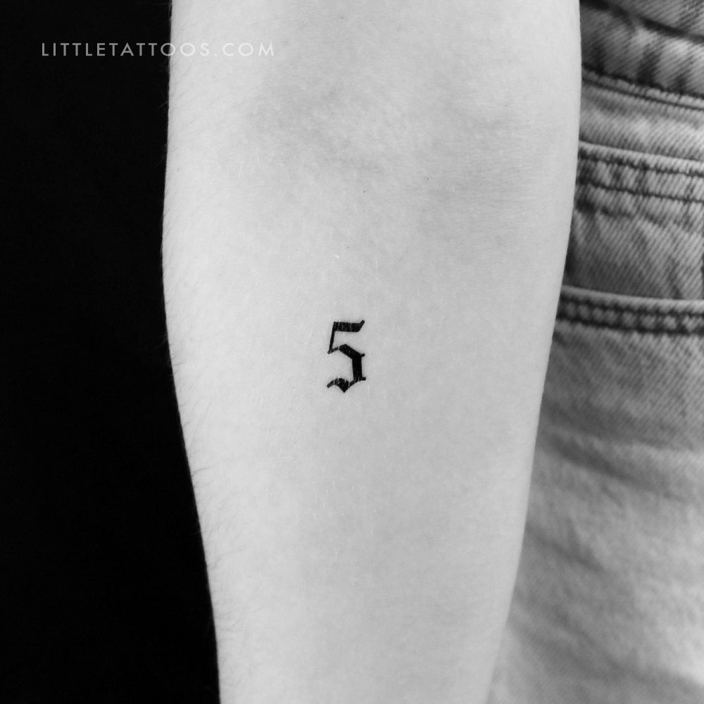 Number 5 Tattoo