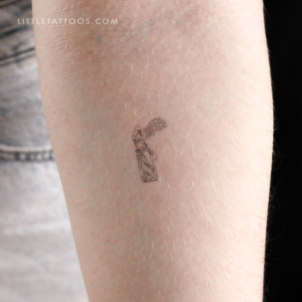 Winged Victory of Samothrace Temporary Tattoo - Set of 3