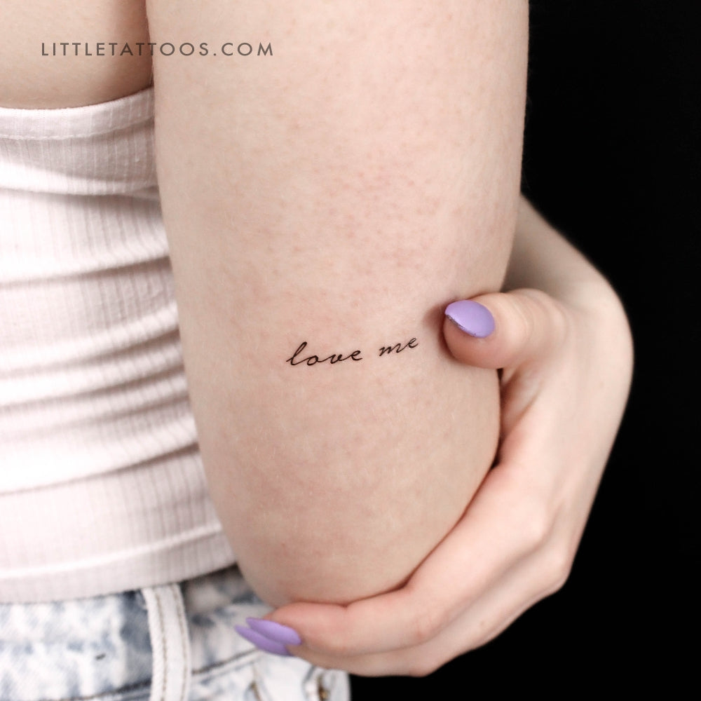 Love Me Temporary Tattoo - Set of 3