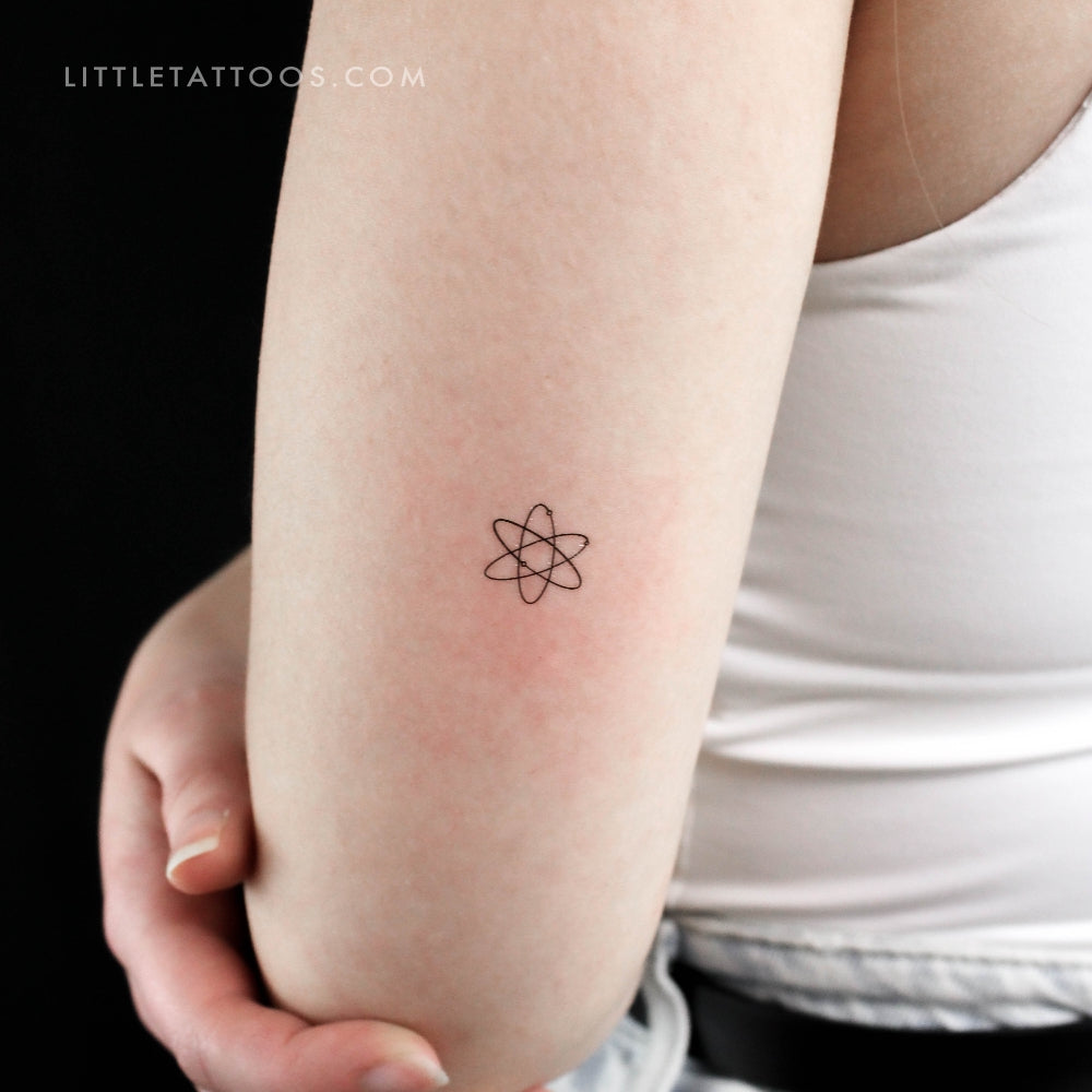 Atom Temporary Tattoo - Set of 3