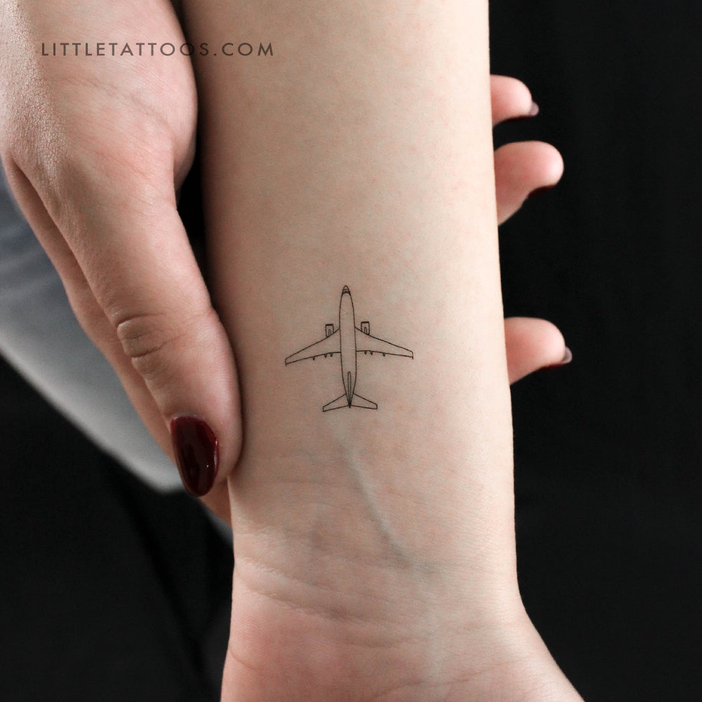 Tatuaje temporal del Boeing 737 (juego de 3)