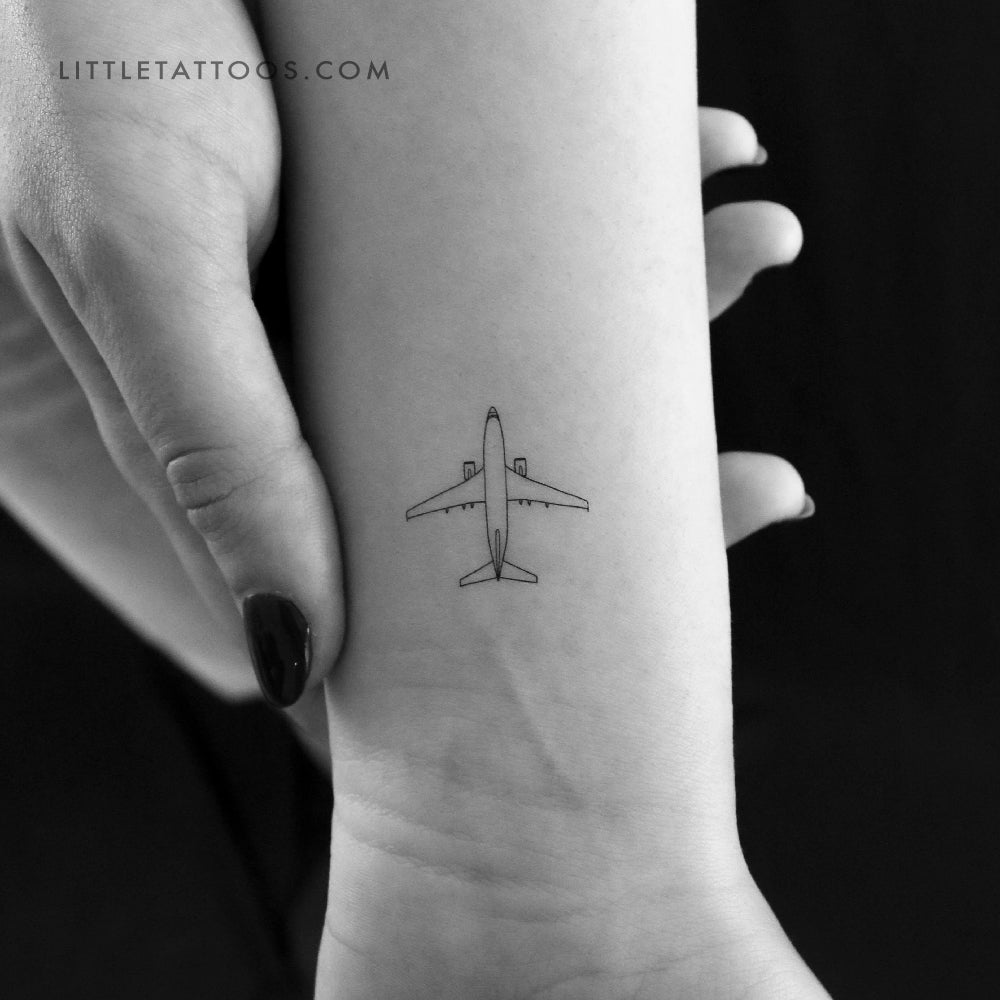 Tatuaje temporal del Boeing 737 (juego de 3)