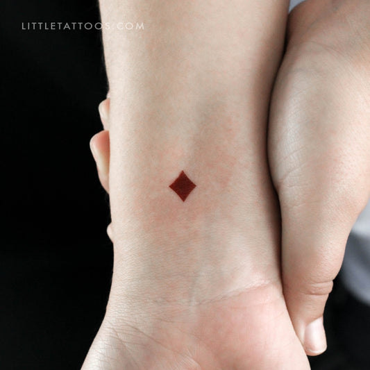 Tatuaje temporal de diamante (juego de 3)
