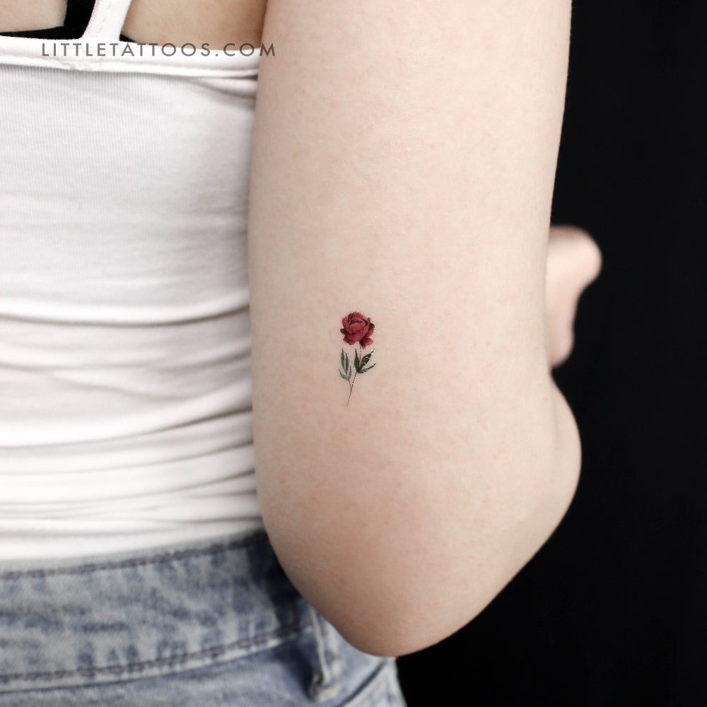 Peony Temporary Tattoo by Lena - Set of 3