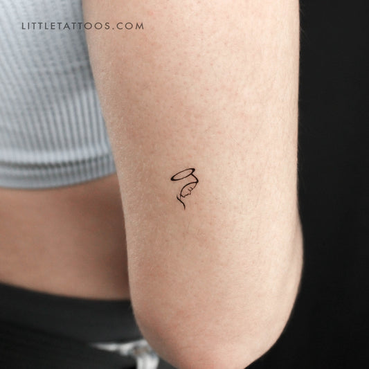 Virgin Mary Temporary Tattoo - Set of 3