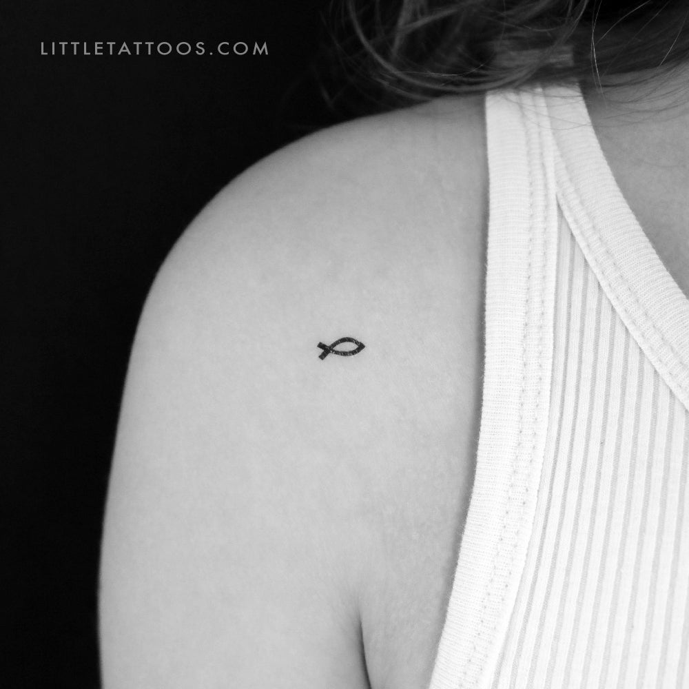 Jesus Fish Temporary Tattoo (Set of 3)