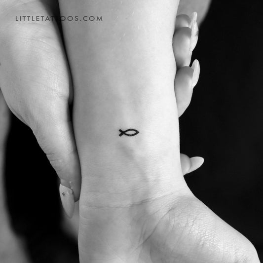 Jesus Fish Temporary Tattoo (Set of 3)