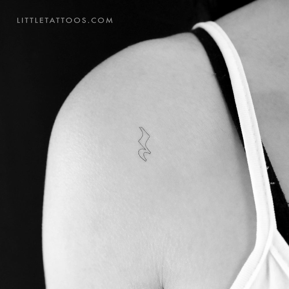 Crotchet Rest Temporary Tattoo - Set of 3