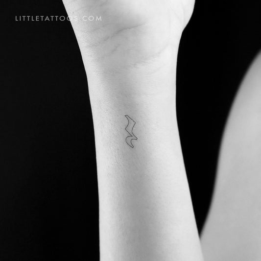 Crotchet Rest Temporary Tattoo - Set of 3