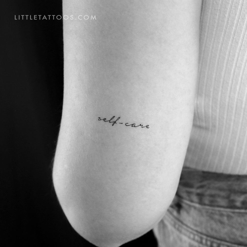 Self-care Temporary Tattoo - Set of 3