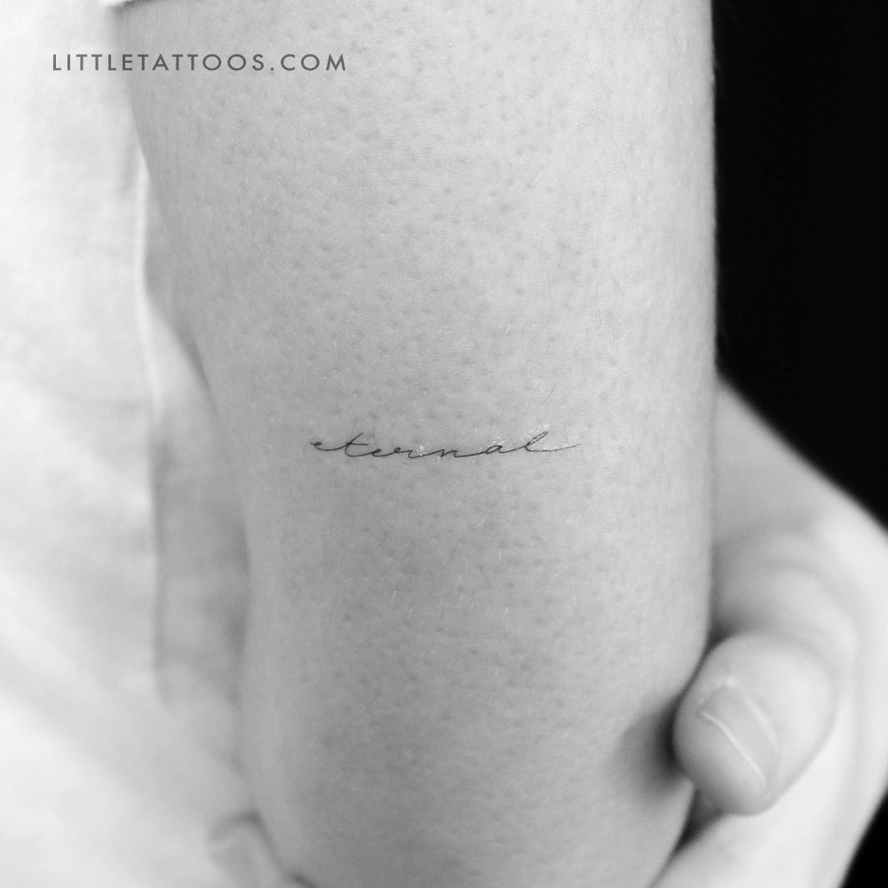 Tatuaje temporal "Eternal" de Jakenowicz - Juego de 3