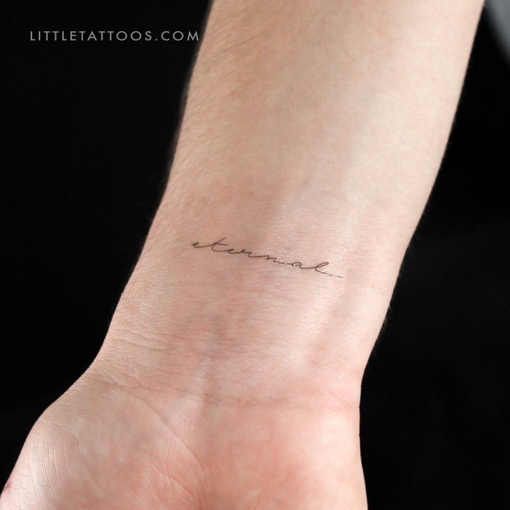 Tatuaje temporal "Eternal" de Jakenowicz - Juego de 3