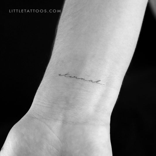 'Eternal' by Jakenowicz Temporary Tattoo - Set of 3