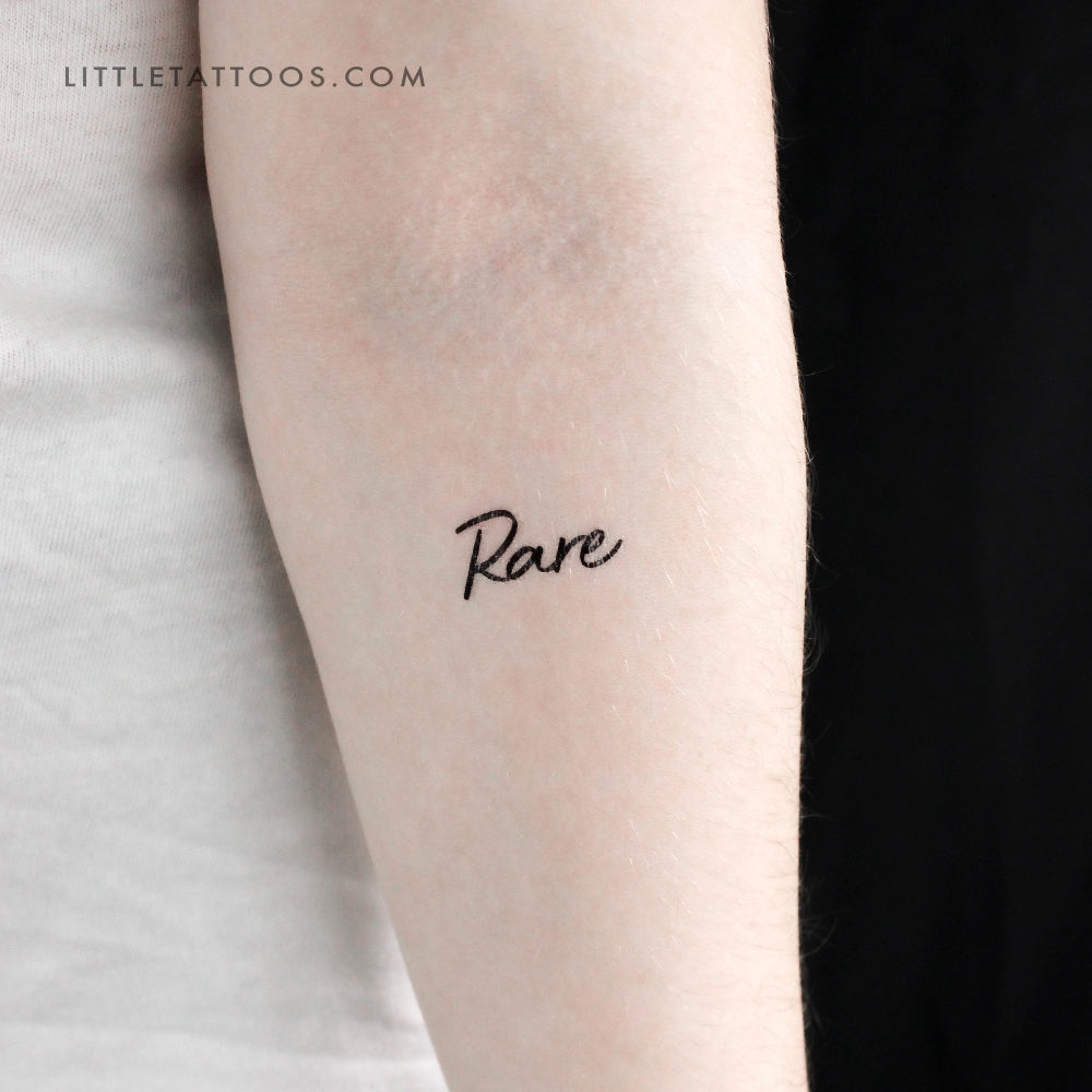Rare Temporary Tattoo - Set of 3