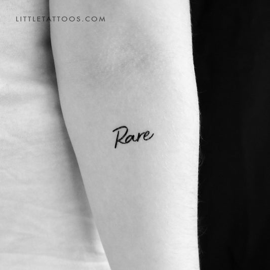 Rare Temporary Tattoo - Set of 3