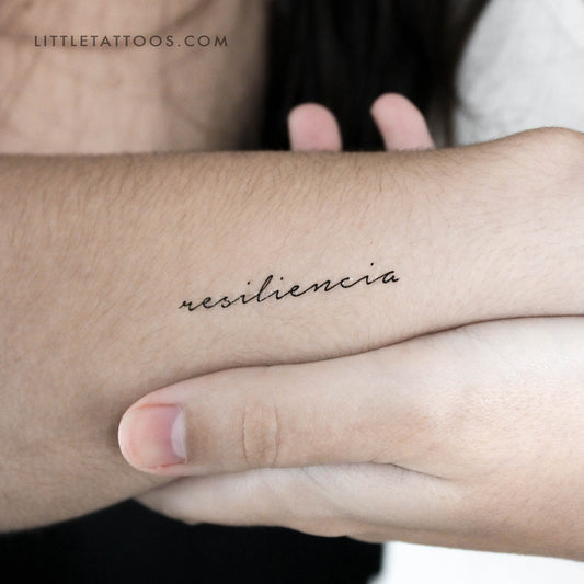 Resiliencia Temporary Tattoo - Set of 3