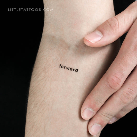 Tatuaje temporal "Adelante" - Juego de 3