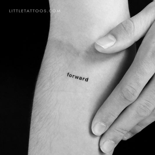 Tatuaje temporal "Adelante" - Juego de 3