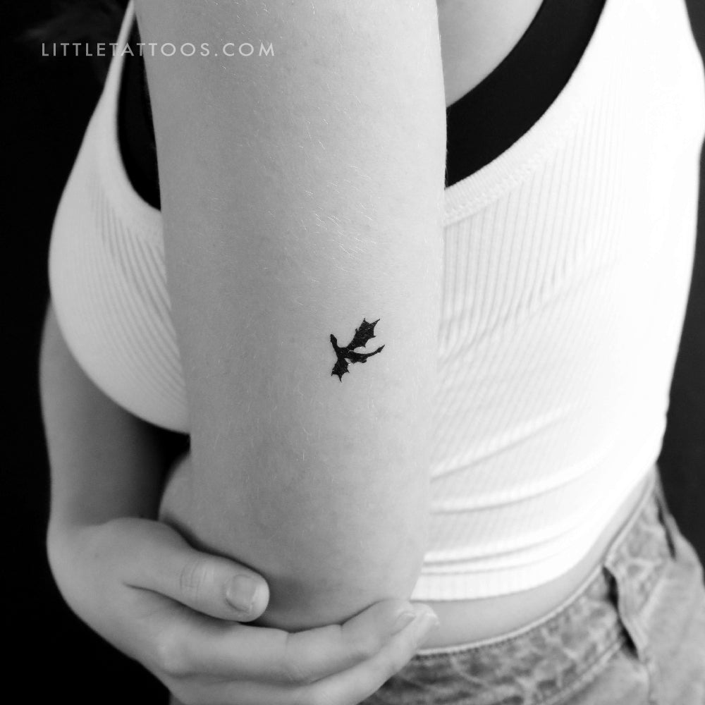 Viserion Dragon Temporary Tattoo - Set of 3
