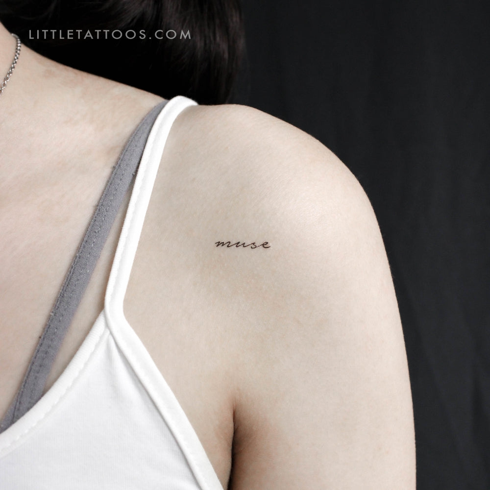 Small Muse Temporary Tattoo - Set of 3