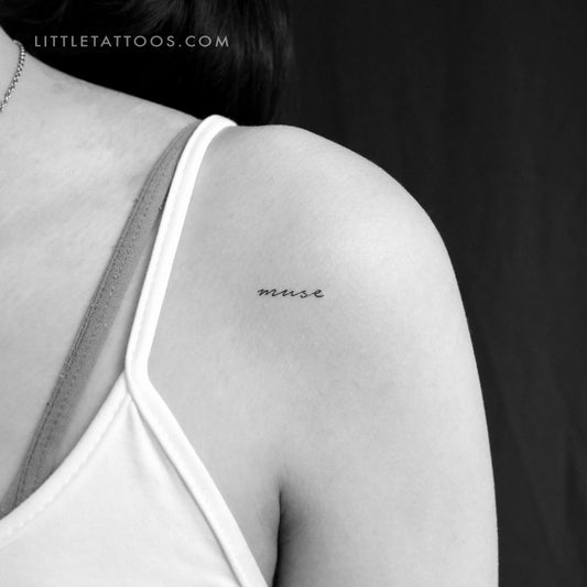 Small Muse Temporary Tattoo - Set of 3