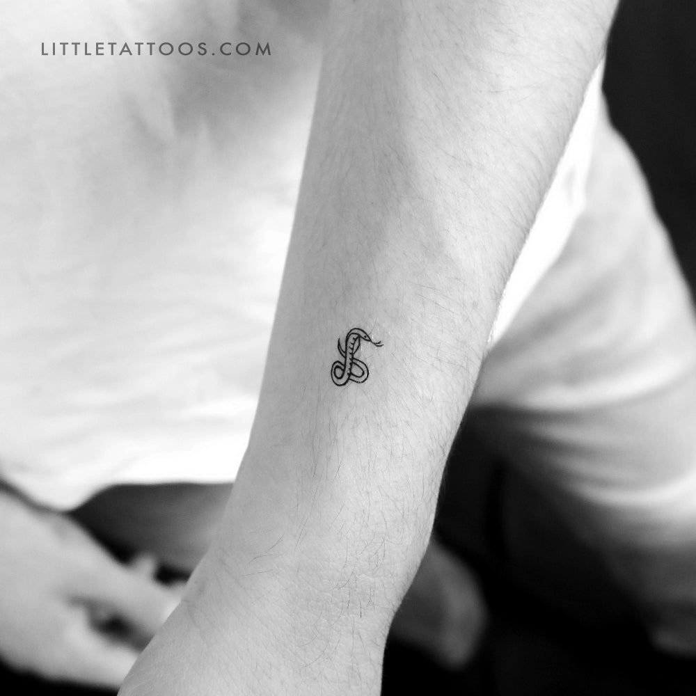 Tatuaje temporal de cobra - Juego de 3