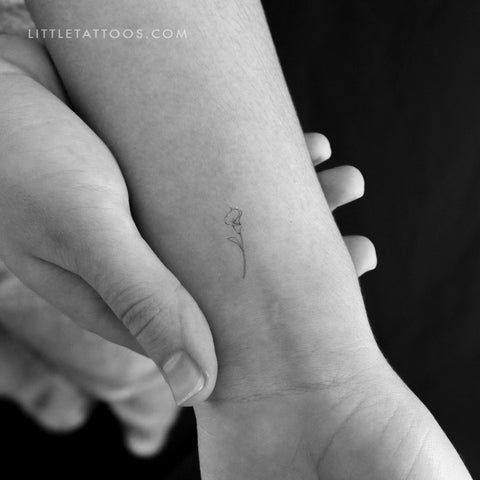 Little Calla Temporary Tattoo - Set of 3