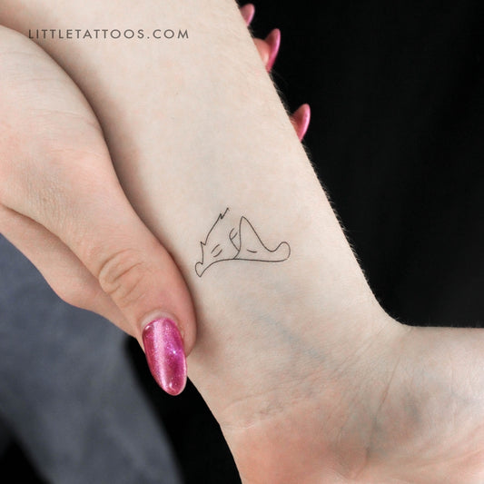 Tatuaje temporal de abrazos - Juego de 3