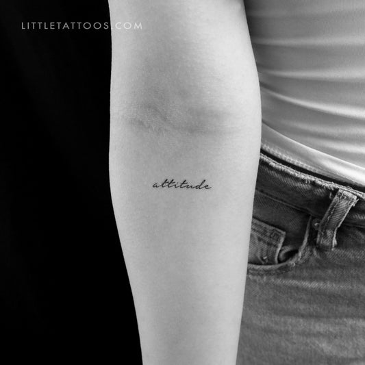 Attitude Temporary Tattoo - Set of 3