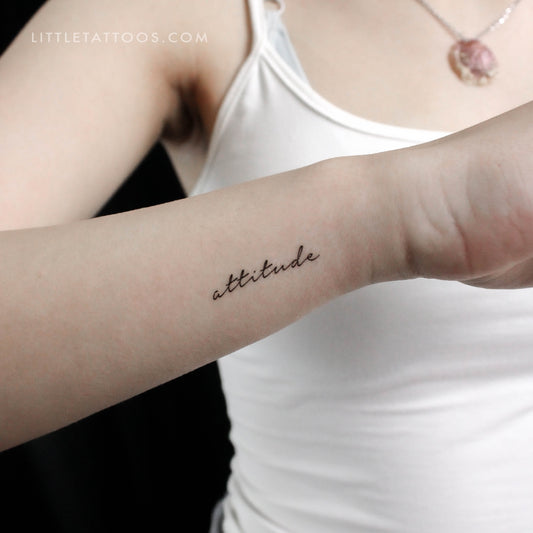 Attitude Temporary Tattoo - Set of 3