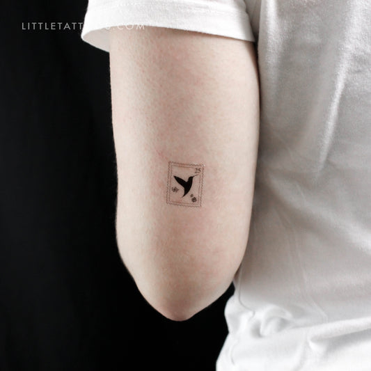 Tatuaje temporal de colibrí (juego de 3)