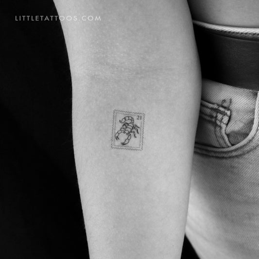 Tatuaje temporal de escorpión (juego de 3)