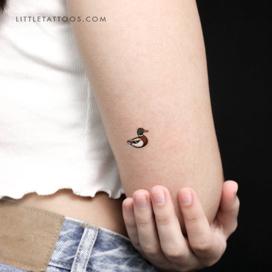 Tatuaje temporal de pato macho (juego de 3)