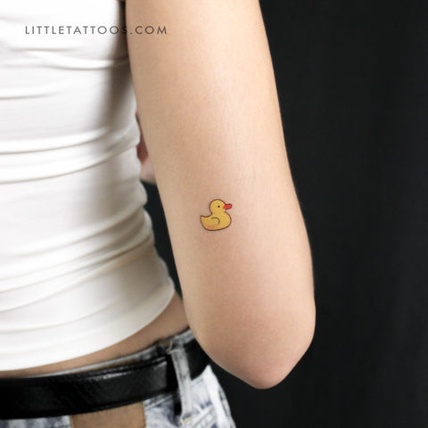 Rubber Duck Temporary Tattoo - Set of 3